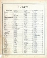 Index, DuPage County 1874